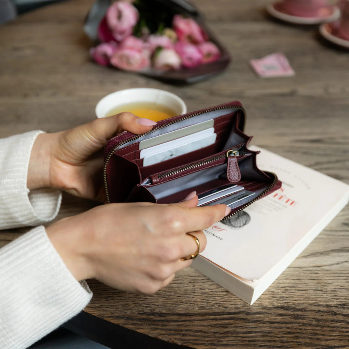 Mittleres Reissverschluss Portemonnaie Berry