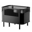 Sebra Baby- und Juniorbett schwarz