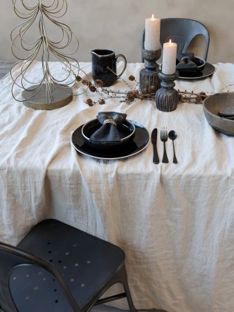 Serviettenring mit Blattdesign – messing