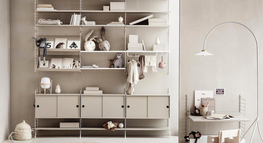 String Furniture Der Design Klassiker ganz nach deinen Wünschen für's den Eingang, Schlafzimmer, Wohnzimmer, Kinderzimmer, Küche und Bad