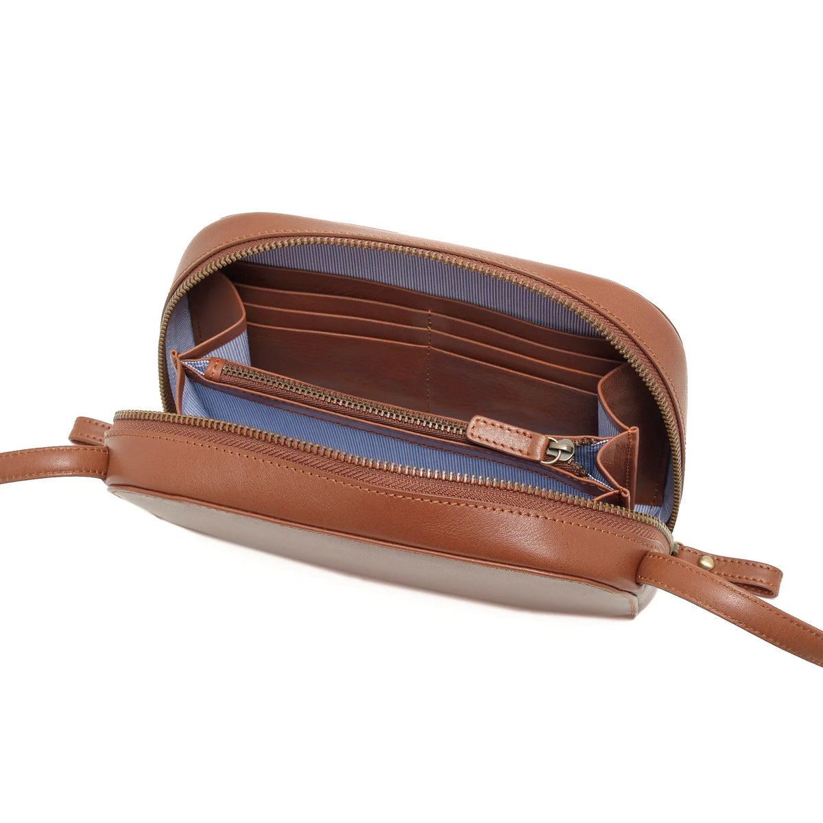 Lost & Found Umhängeportemonnaie Rund – Whisky