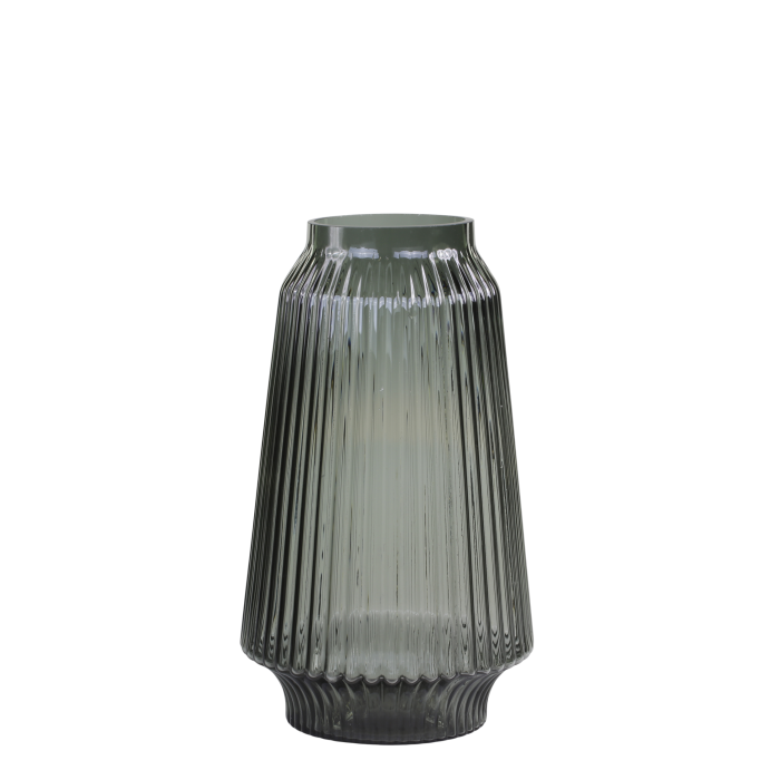 Vase mit Rillen H: 32cm