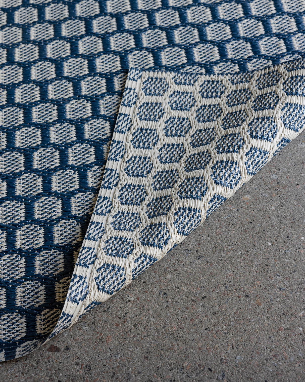 Pappelina MIMI Teppichläufer – Ocean Blue 70 × 120 cm