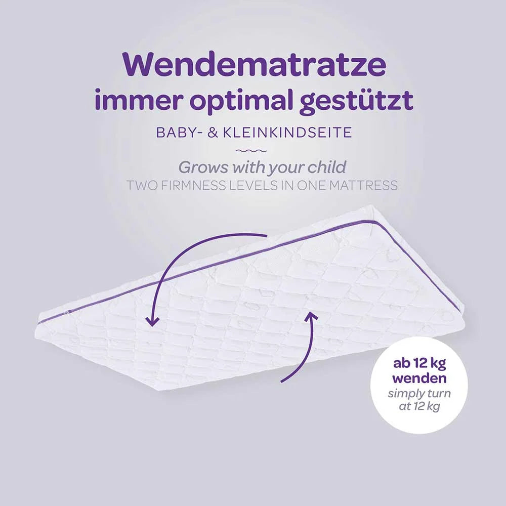 Träumeland Babymatratze Abendrot – 60 × 120 cm