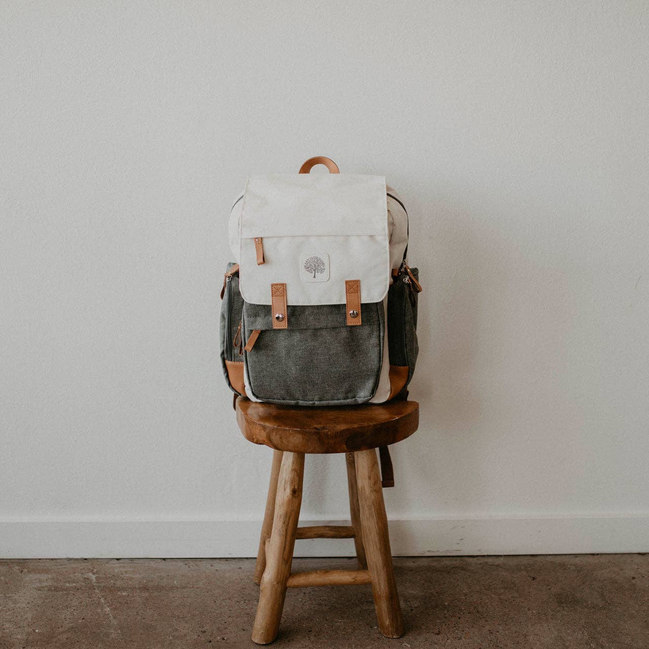 Birch Bag - Wickelrucksack, cremefarben