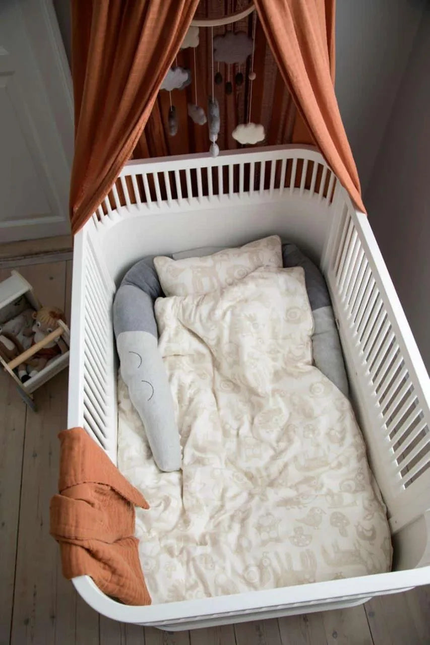 Sebra Bett - Baby- & Junior, weiss