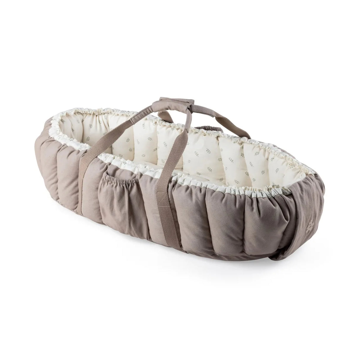 Sebra - Babynestchen 3in1 uni/leaves