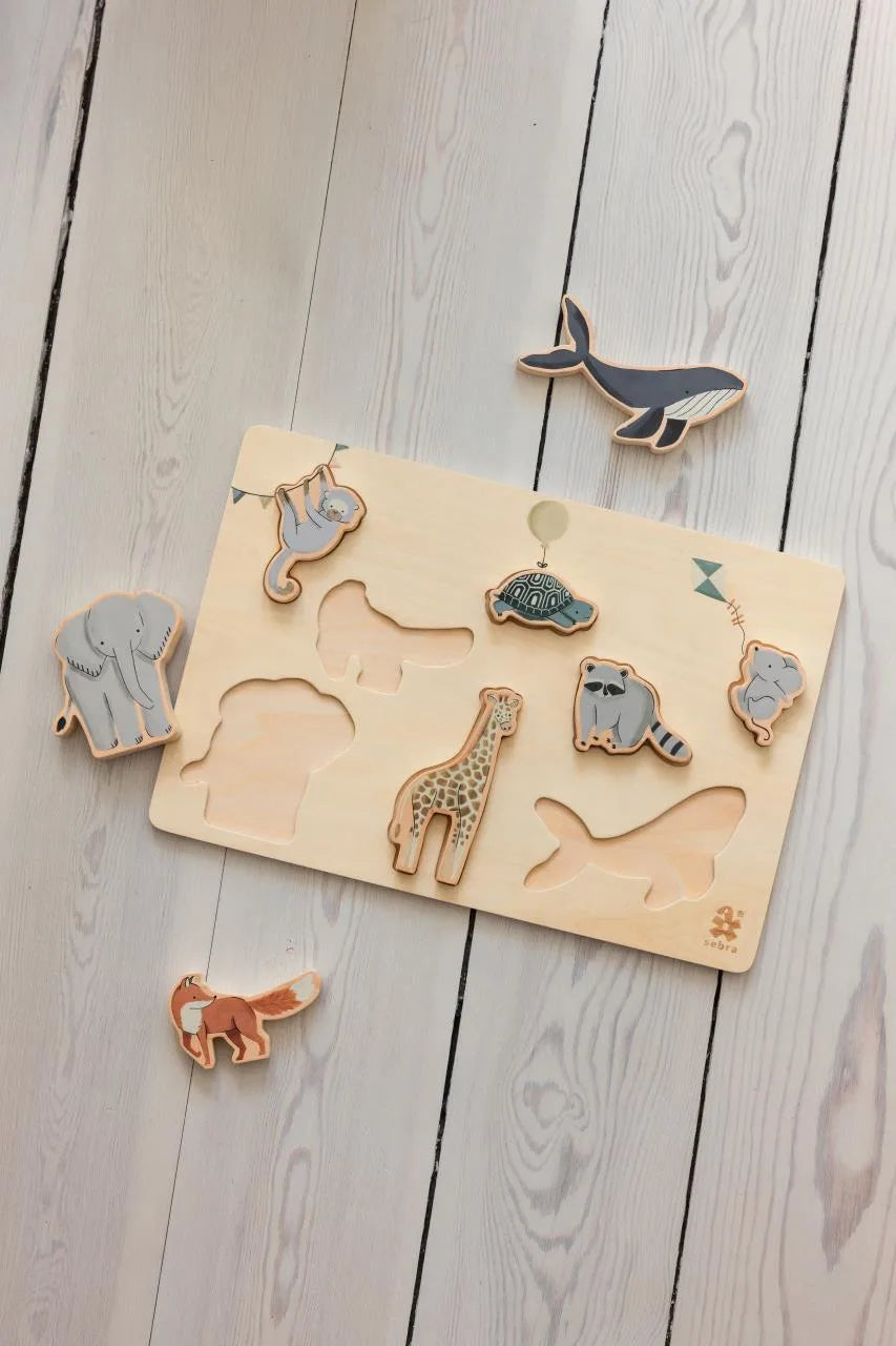 Sebra - Holzpuzzle, World of Sebra