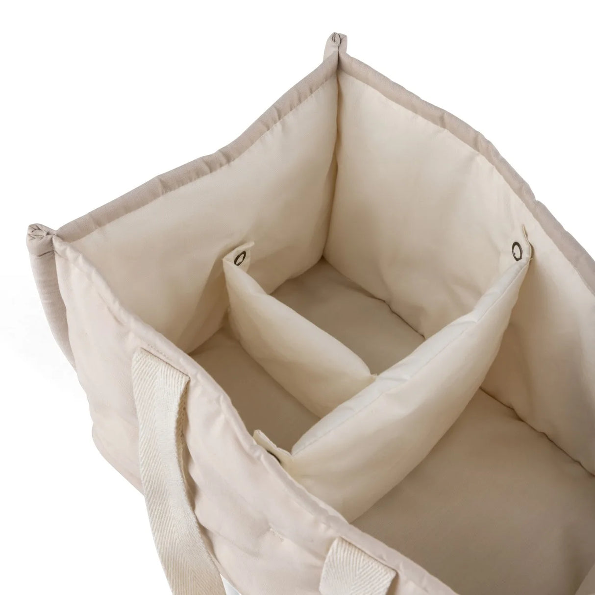 Sebra Stoff-Korb für Wickelzubehör – Morning Beige