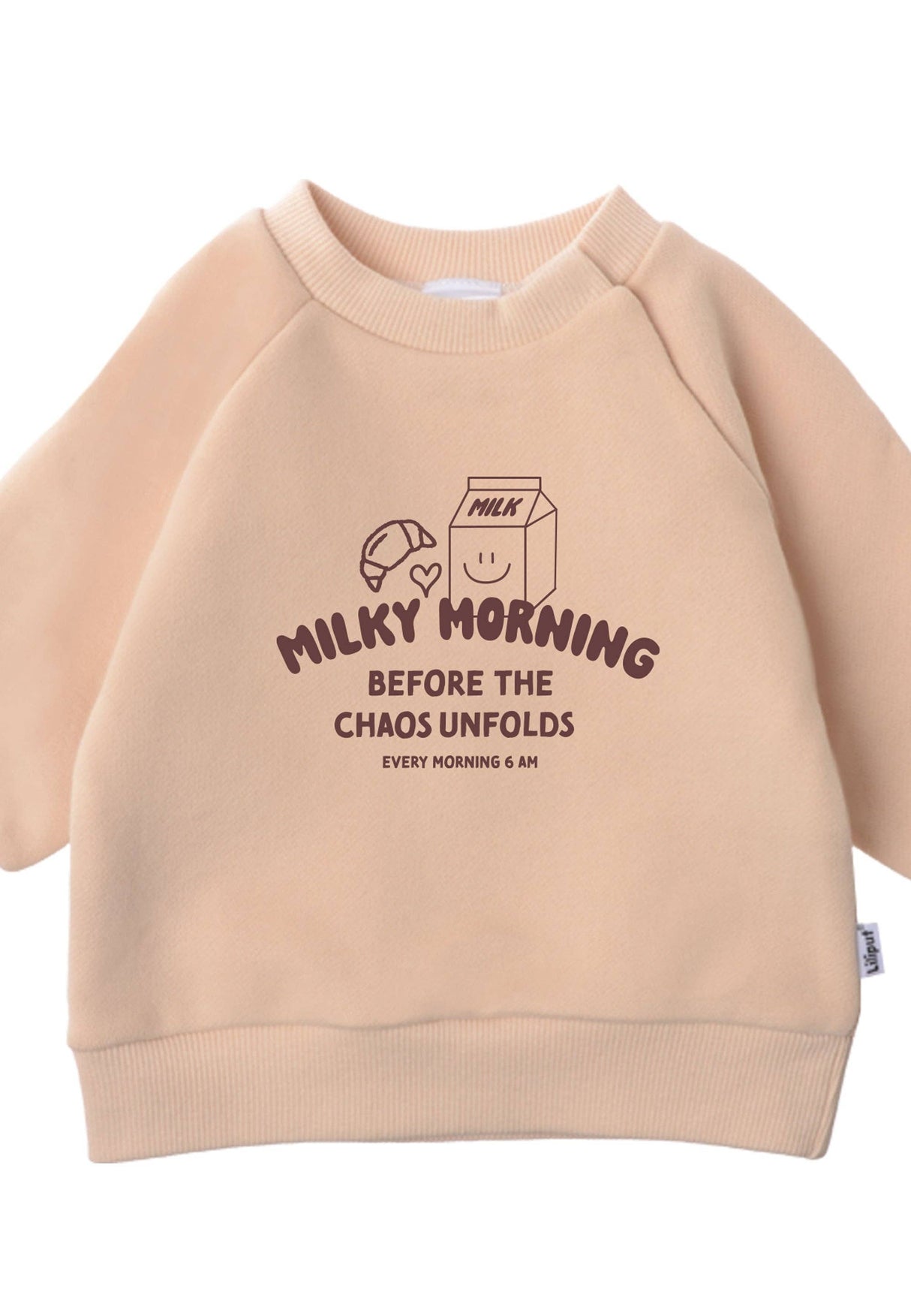 Milky Morning Sweatshirt beige Mini and Me Edition
