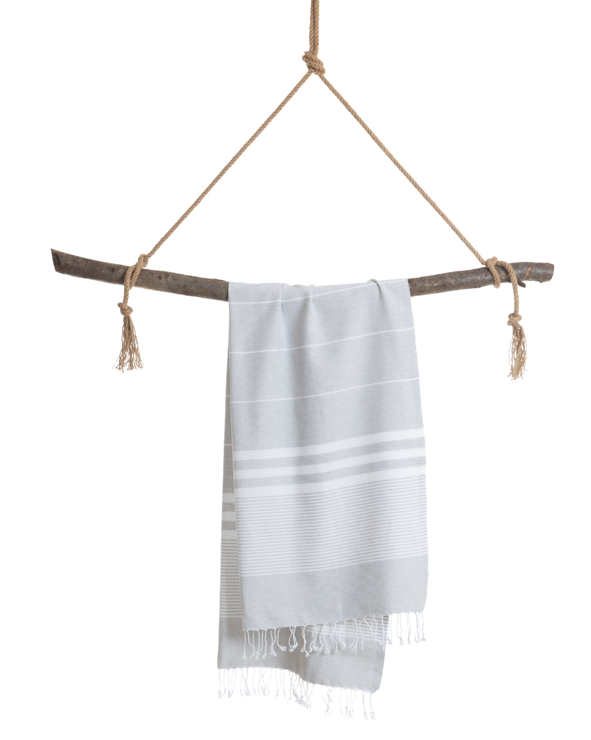 MALIBU Strand- und Hammamtuch mit Geschenkbox – Grau