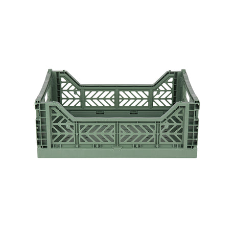 Foldable storage box Light Grey Midi