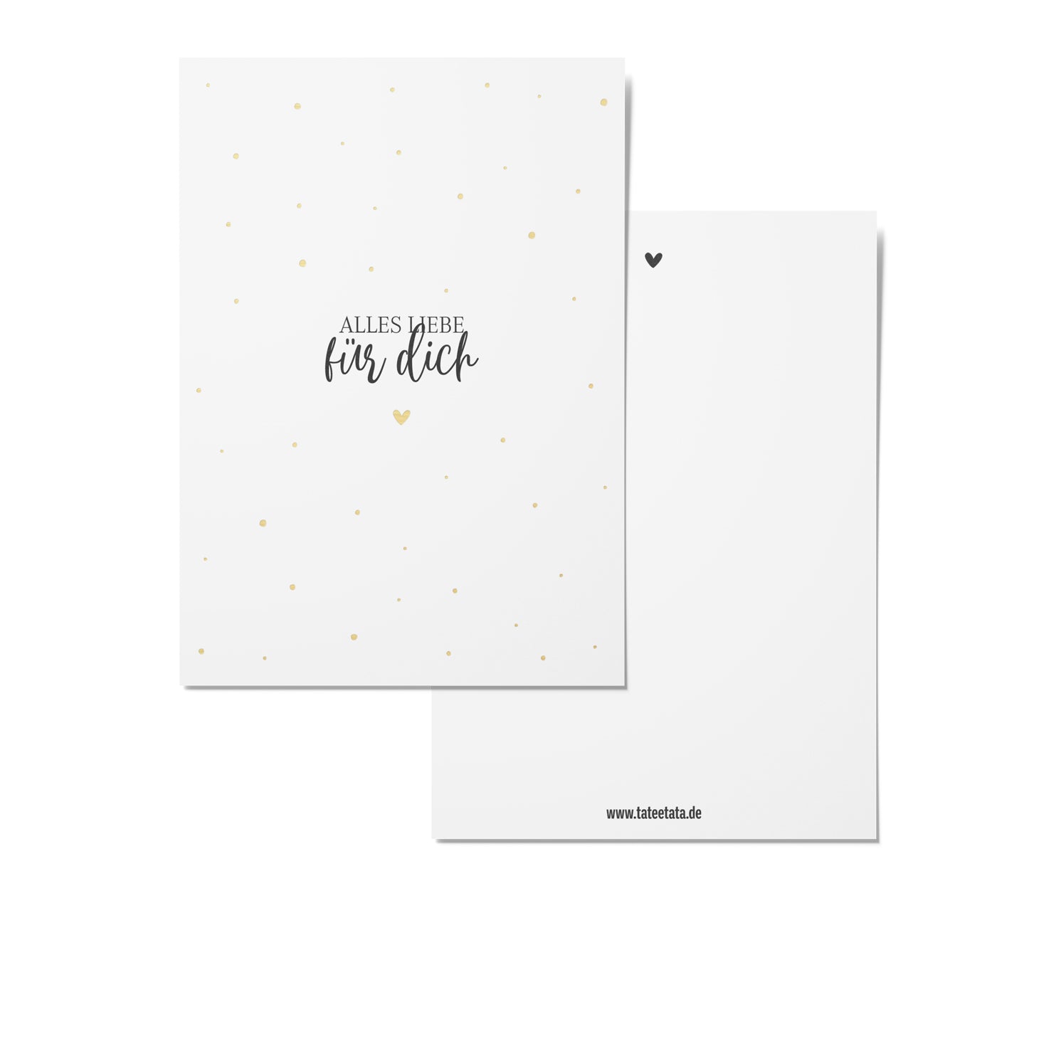 TaTeeTaTa - Postkarte Alles liebe für dich