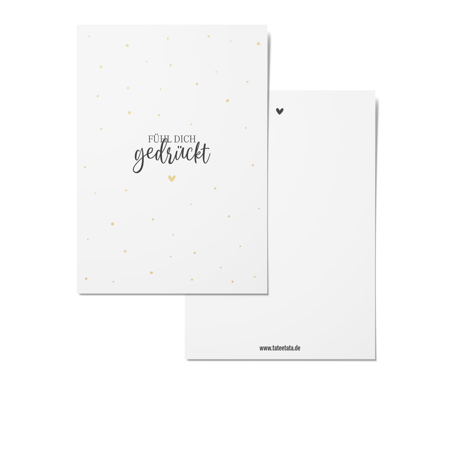 TaTeeTaTa - Postkarte Fühl dich gedrückt