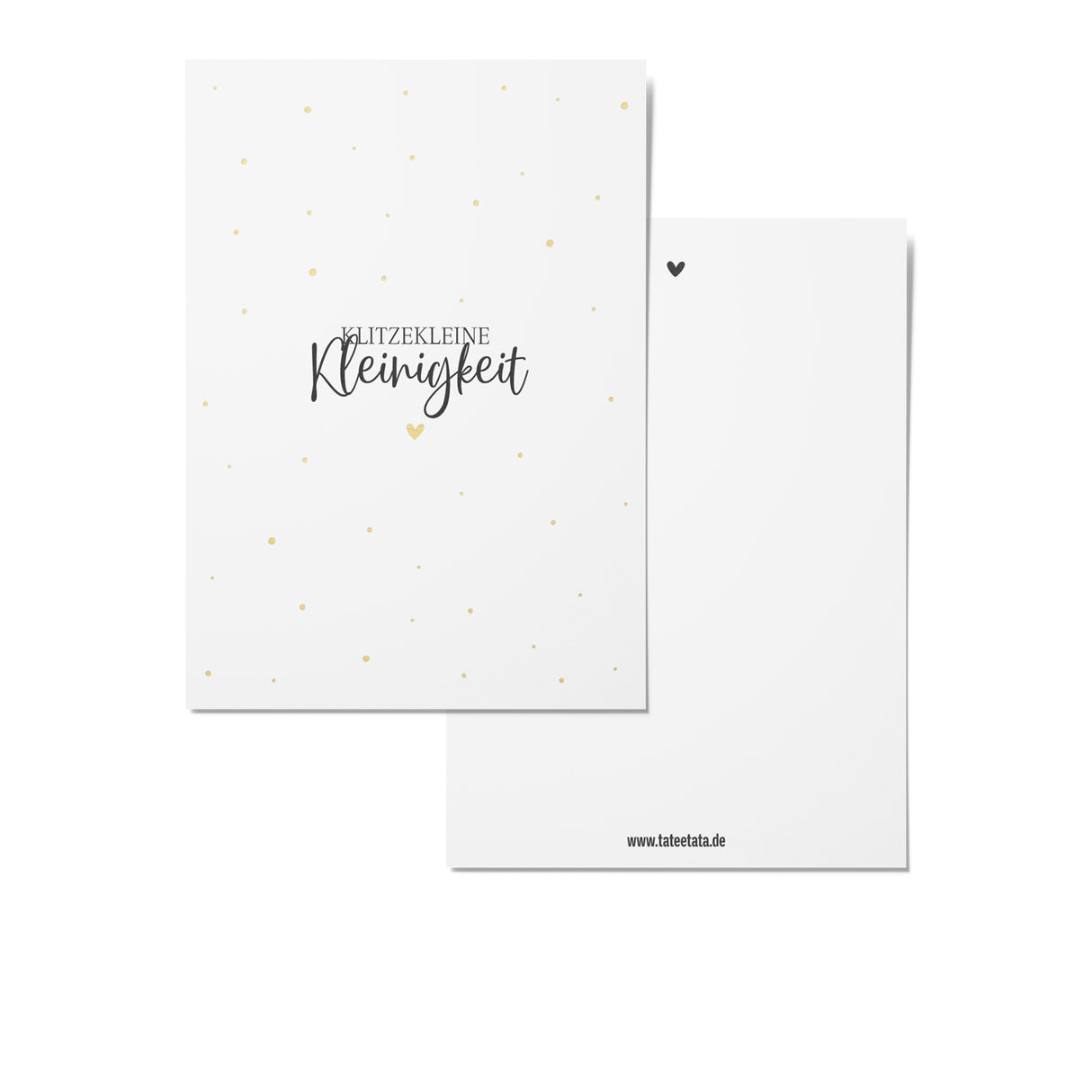 TaTeeTaTa - Postkarte Klitzekleine Kleinigkeit