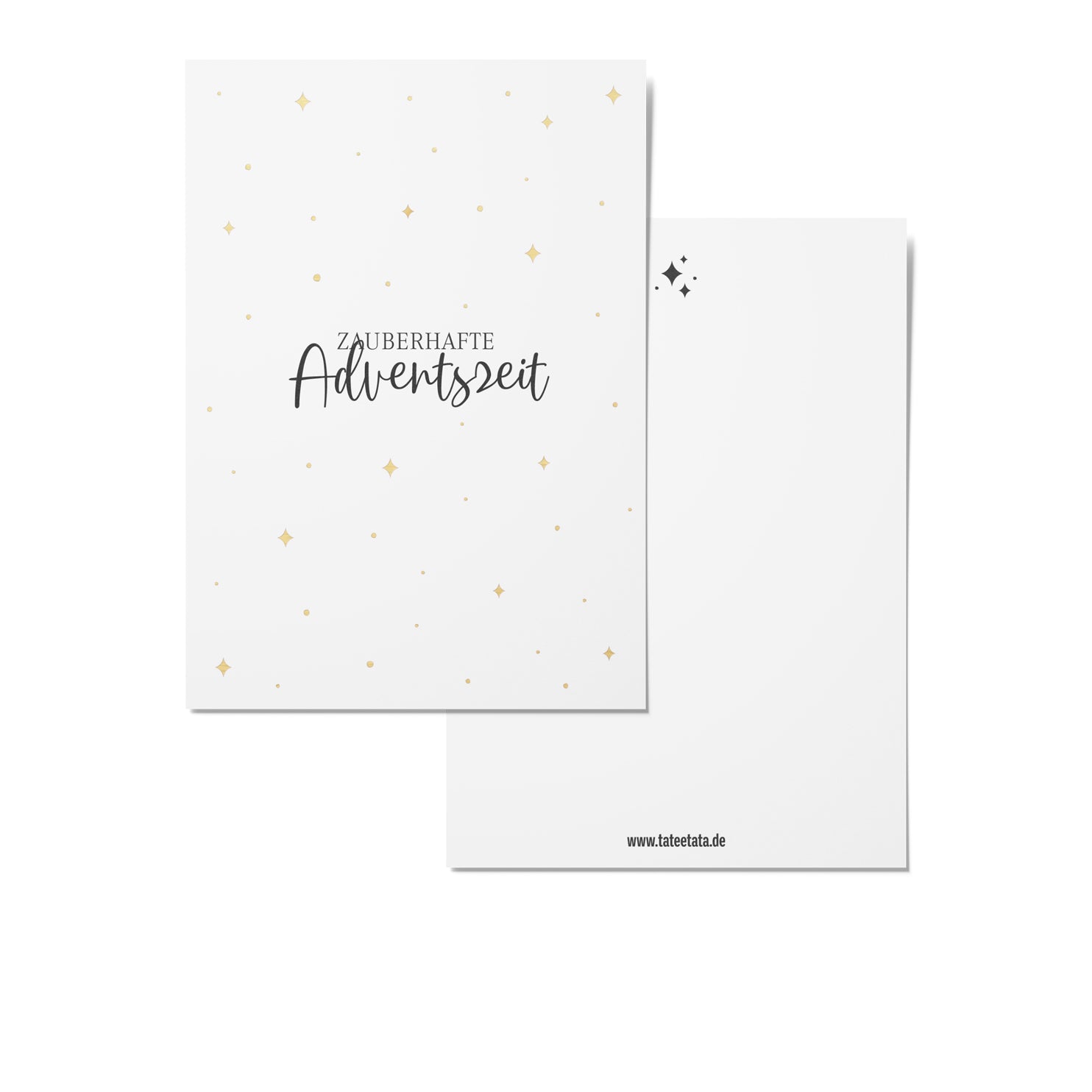 TaTeeTaTa - Postkarte Zauberhafte Adventszeit