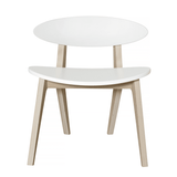 Oliver Furniture Pingpong, Stuhl, weiss/Eiche, Wood Collection