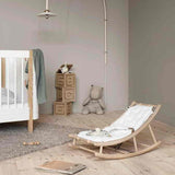 Oliver Furniture Wood Baby- und Kleinkindwippe Eiche Weiss Kinderzimmer Kindermöbel 