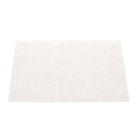 Pappelina Svea white metallic 70x50 Outdoor Carpet Bathroom Carpet Kitchen Carpet