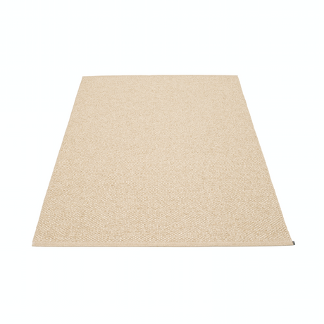 Pappelina Svea Beige Metallic Outdoorteppich Teppich für den Balkon und Garten Schwedenteppich