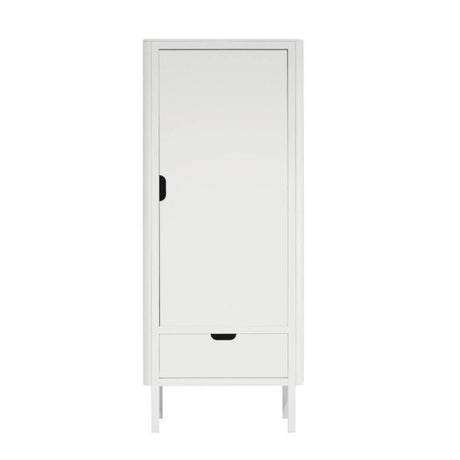 Sebra Kleiderschrank eintürig weiss