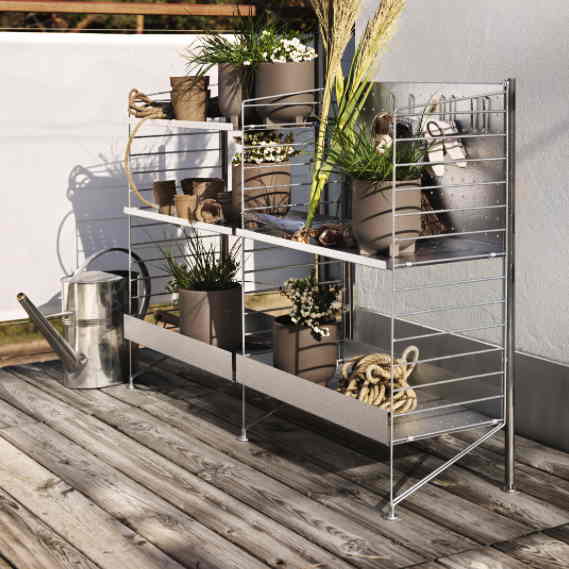 String Furniture Outdoor Aussenbereich Regal