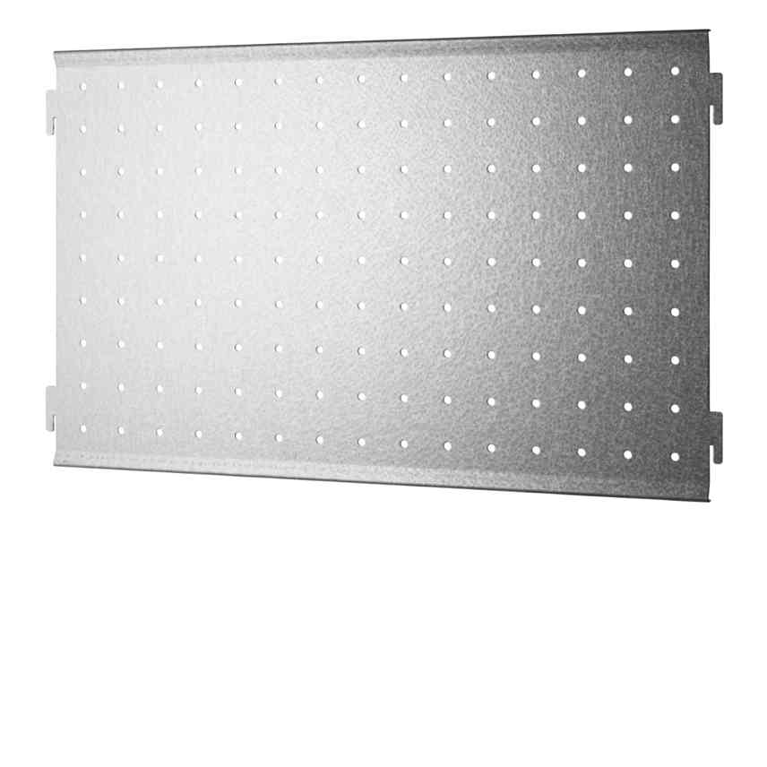 Back wall for outdoor use, galvanized