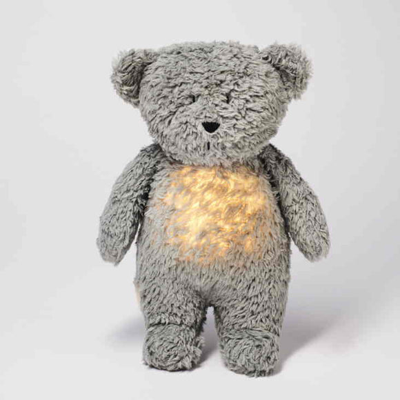 Moonie Organic Bear Bär Mineral Grey das clever Nachtlicht für Ihr Baby