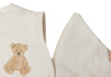 Baby Schlafsack mit Abnehmbaren Ärmeln 90cm, Teddy Bär