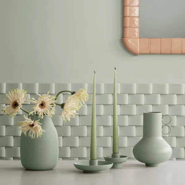 Blomus COLORA Vase – Desert Sage Soft Touch Größe L