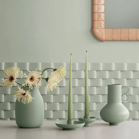 Blomus COLORA Vase – Desert Sage Soft Touch Größe L