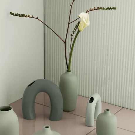 Blomus Vase -CEOLA- Farbe Desert Sage Höhe 18 cm