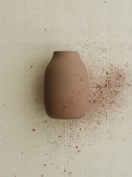 Blomus COLORA Vase – Indian Tan Soft Touch Größe L