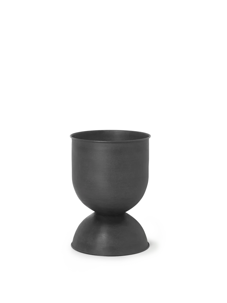 Hourglass Pot black small