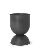 Hourglass Pot black medium