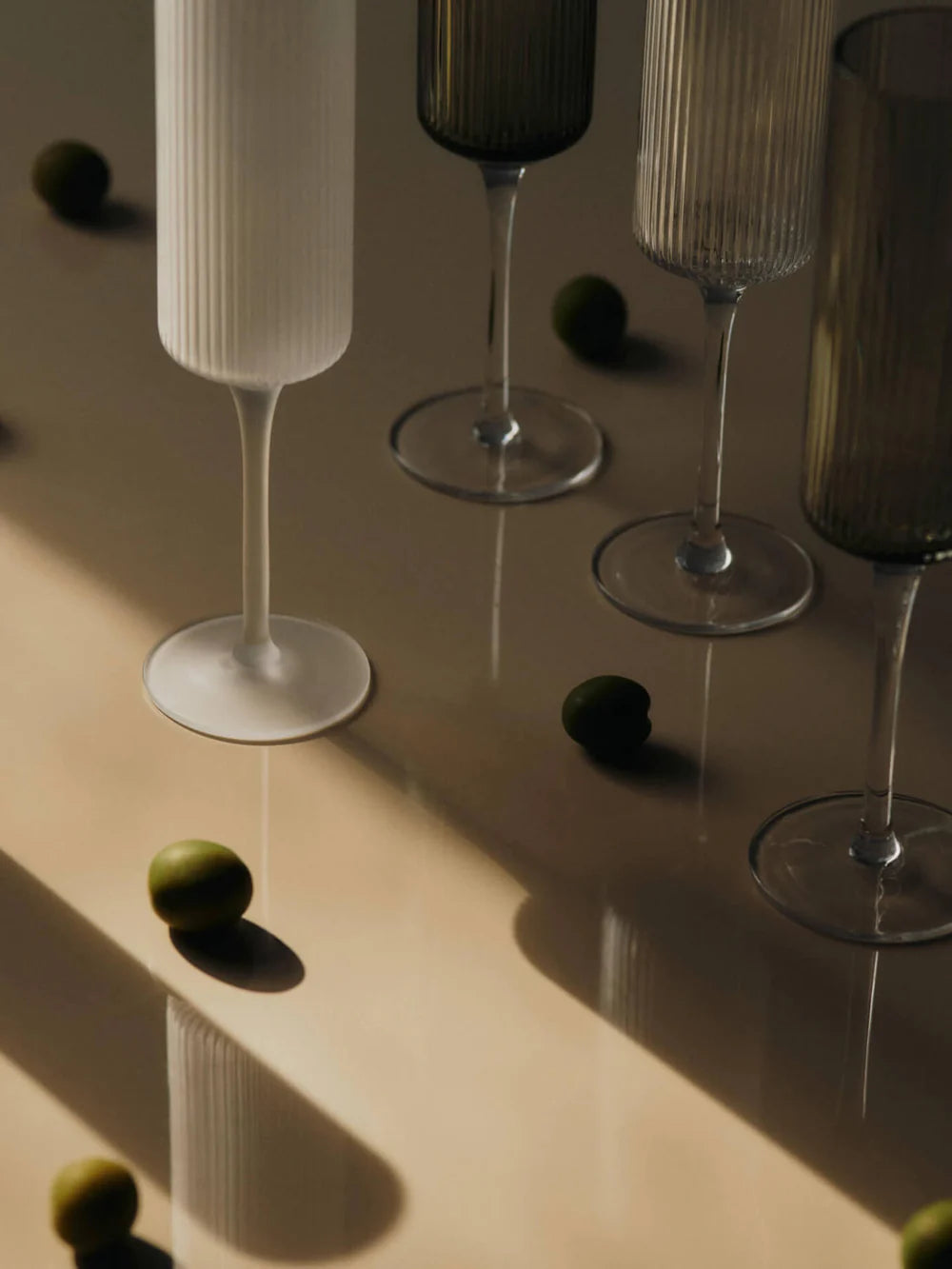 Ferm Living - Ripple Champagne Flutes - Set of 2