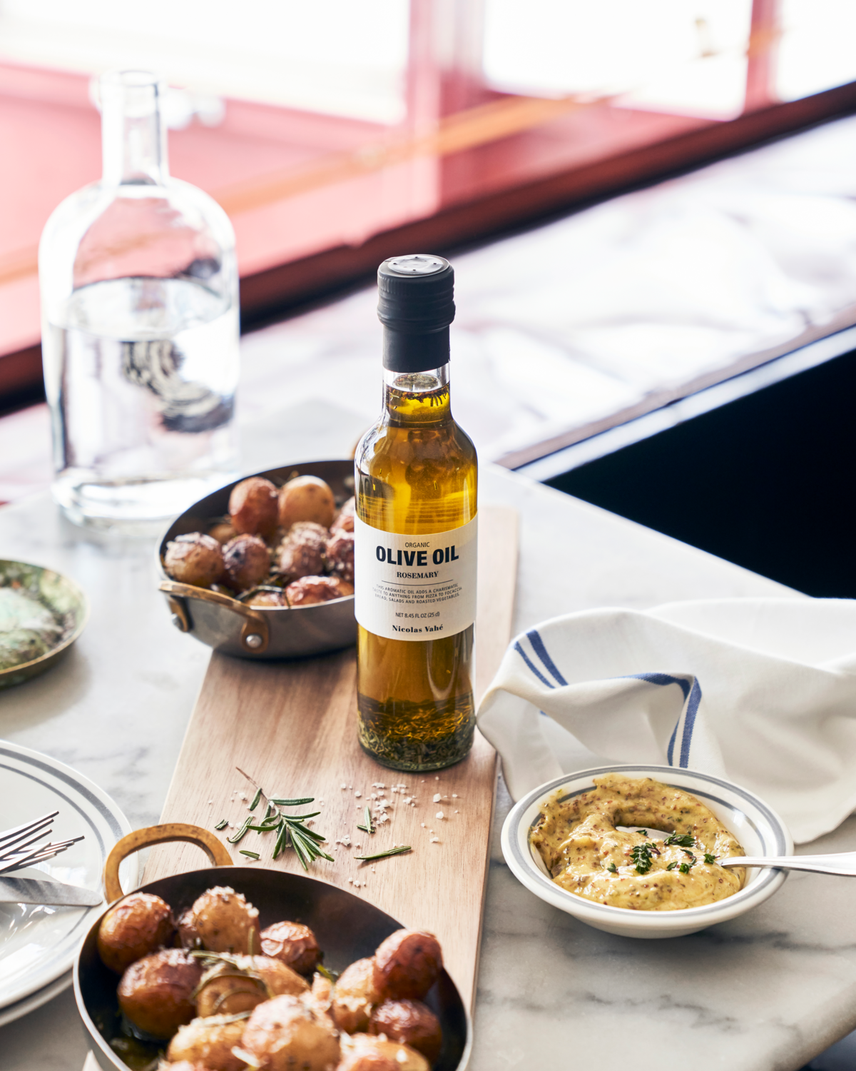 Nicolas Vahé, Organic olive oil with rosemary
