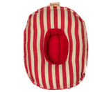 Maileg Schlauchboot, Klein Maus -Rot gestreift