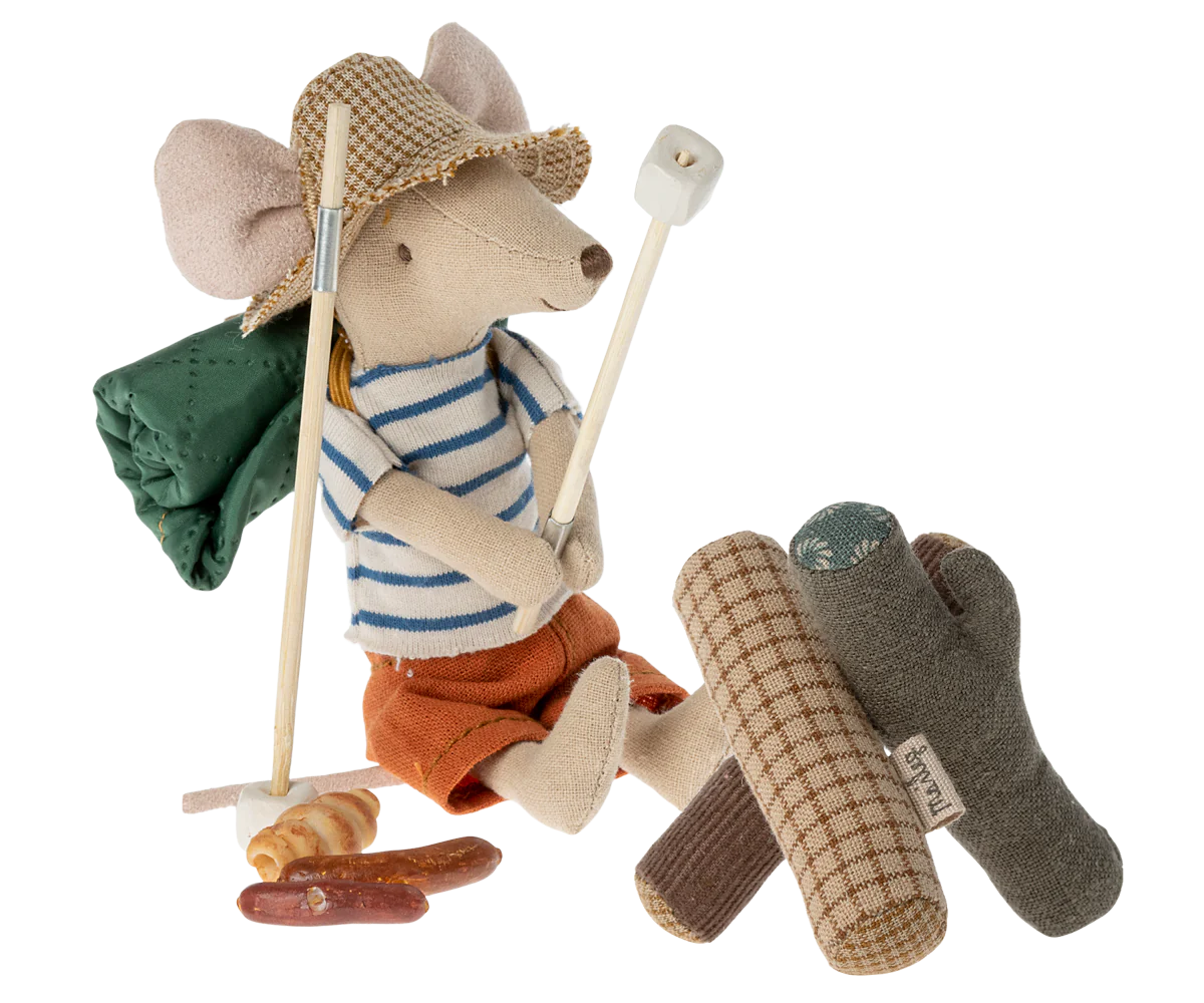 Maileg - Lagerfeuer-Set, Maus