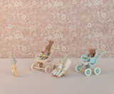 Maileg Kinderwagen, Baby - Blau