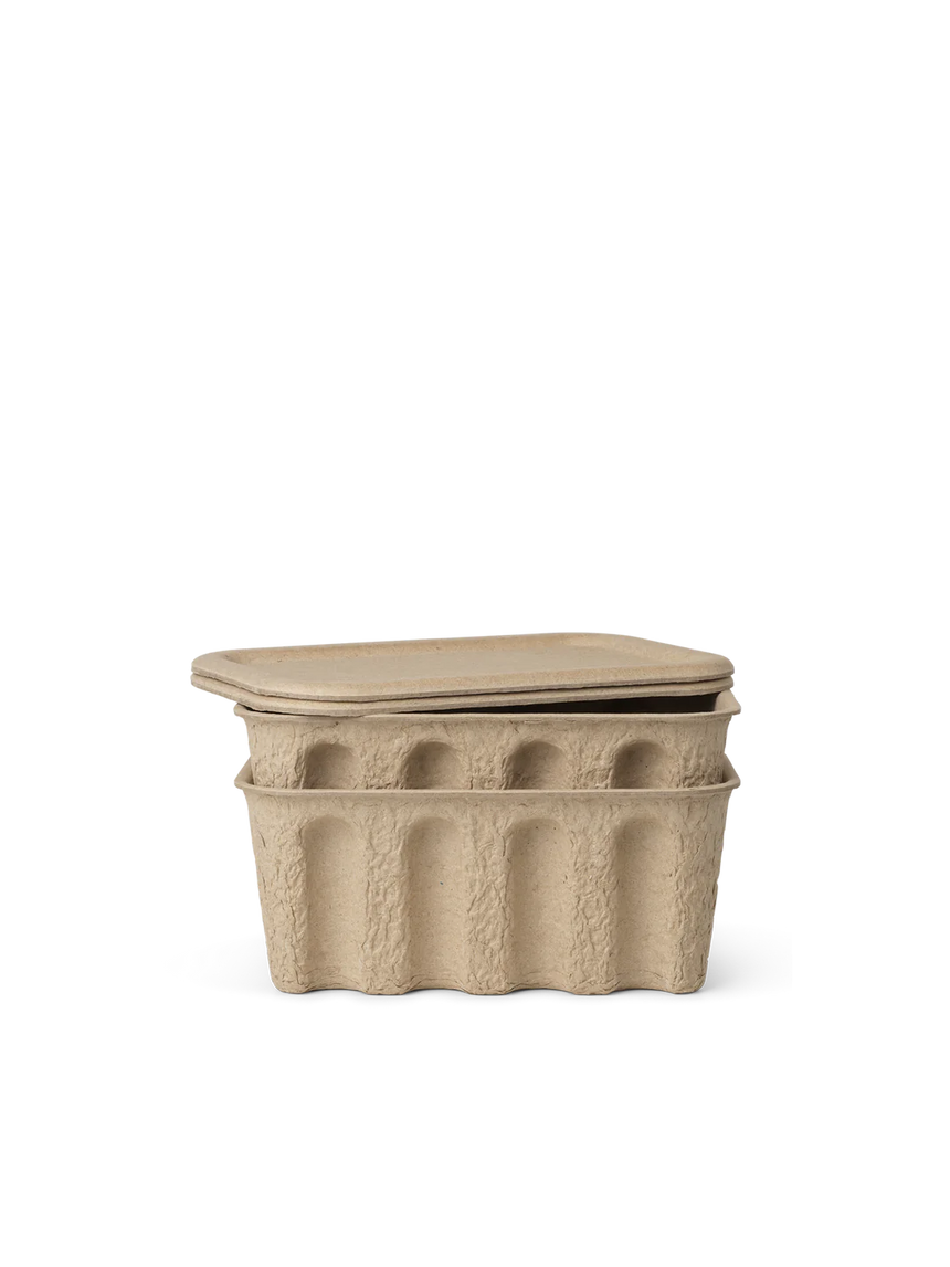 Ferm Living - Paper Pulp Box small - Set of 2