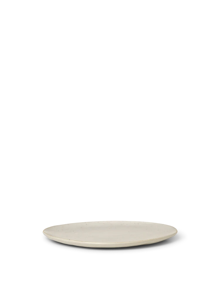 Ferm Living - Flow Teller Mittel - Off-White Speckle