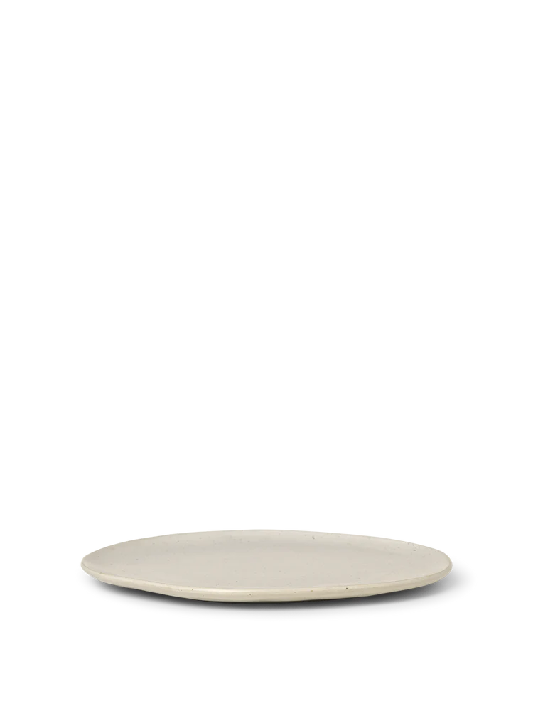 Ferm Living - Flow Teller Gross - Off-White Speckle