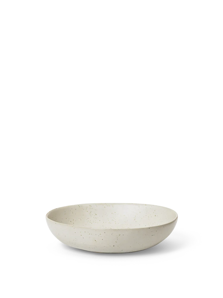 Ferm Living - Flow Schale Gross - Off-White Speckle