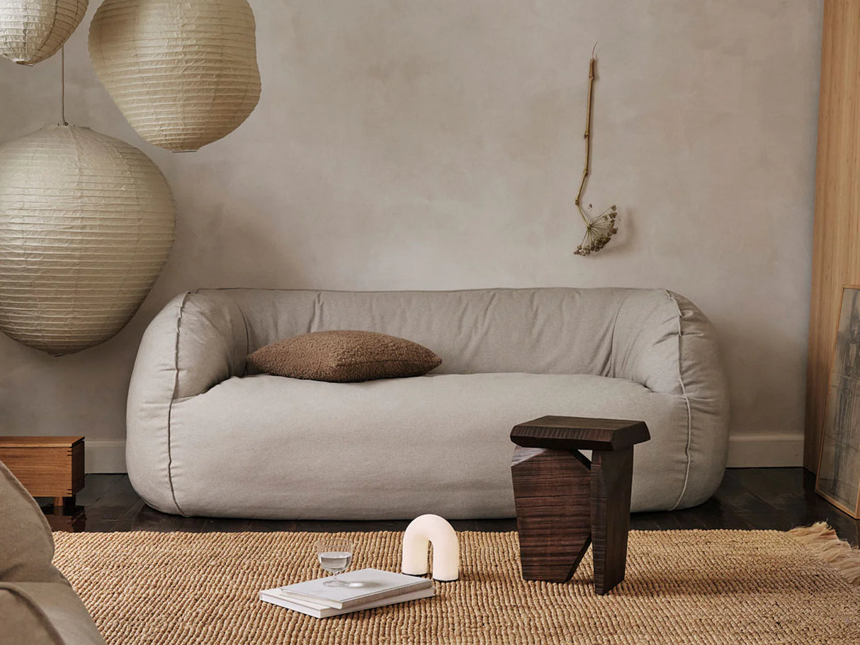 Ferm Living - Nesten 2-seater Sofa - Re-Cotton