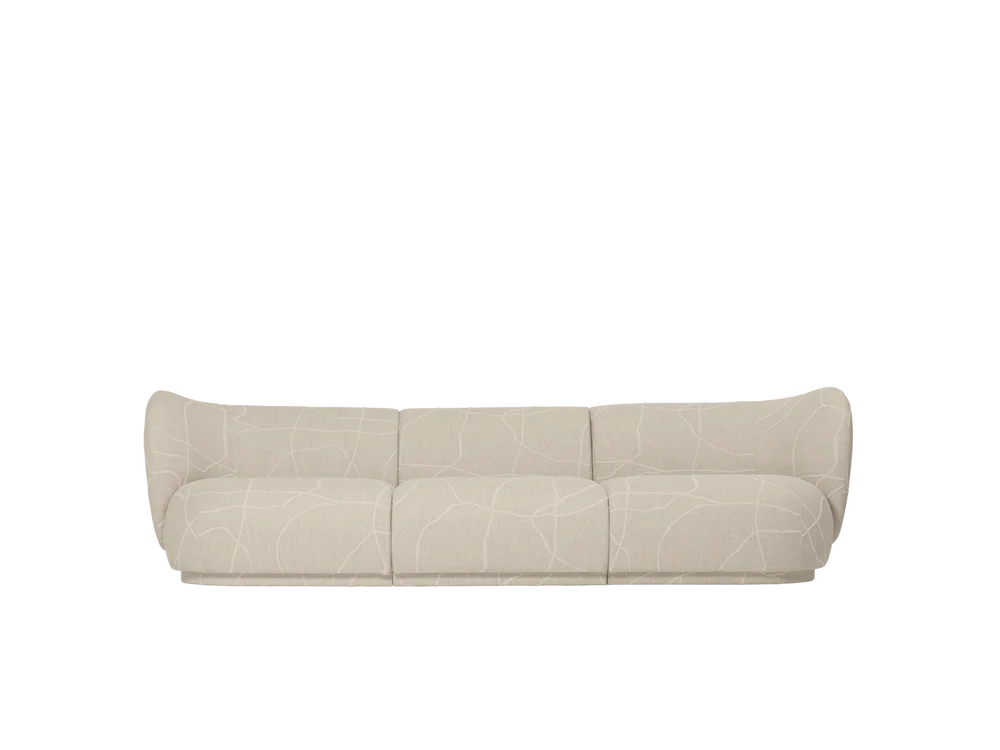 Ferm Living - Rico Sofa Armlehne Links Can Lis Sand