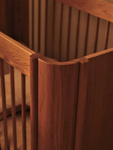 Bookshelf with hooks