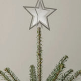 Blomus KITAI Weihnachtsbaumspitze Stern – Silber – Größe L