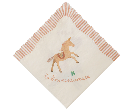 Maileg - Serviette, Einhorn