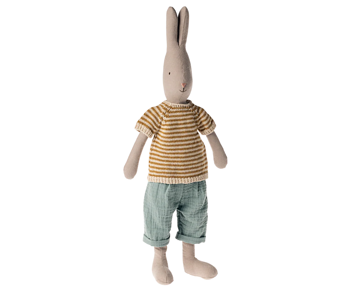 Maileg - Hase, Größe 3, Classic - Strickhemd und -hose
